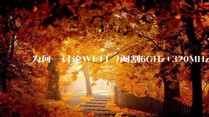 为何一讨论Wi-Fi 7阉割6GHz+320MHz，很多人都说用不上所以根本不在意？